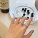 A Niche High-end Zircon Inlaid Ring With Adjustable Female Opening, Trendy Instagram Fashion Ring, Artistic Temperament,_ipsvogv.com