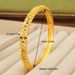 Luxurious And Elegant Geometric Flower Design Women's Copper Plated Bracelet Bridal Wedding Party Birthday Gift_ipsvogv.com