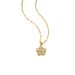 Titanium steel necklace for women, light and luxurious high-end design, five leaf flower set with zircon pendant, non_ipsvogv.com