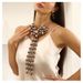 Exaggerated necklace, ethnic style pearl, multi-layer tassel necklace accessories 9020_ipsvogv.com