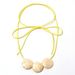 Fashion Simple Cotton Rope Necklace Creative Geometric Personality Candy Color Round Cake Retro Necklace Female_ipsvogv.com