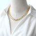 Full Diamond High End Love Heart Shaped Necklace Bracelet Gold Plated Clavicle Chain Necklace_ipsvogv.com