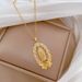 】 Rose 【 Portrait Light Luxury Charm Gorgeous Full Diamond Necklace Women's Versatile Clavicle Titanium Steel Chain 【 】_ipsvogv.com