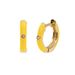 Women's Jewelry S925 Silver Needle C Shaped Ear Buckle Personality Versatile Earring Temperament Hoop Drip Glue Color Earring Ear Ring_ipsvogv.com