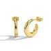 C Shaped Earrings Ins Style Silver Needle Simple Earrings Fashion Earrings_ipsvogv.com