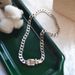Women’s Jewelry Set Fashion Sterling Silver Chain Belt Buckle Necklace Female Retro Clavicle Korean Version Ins Cold Style Simple Fashion Personality_ipsvogv.com