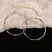 Niche Fashion Simple Exaggerated Metal Twisted Large Hoop Elegant Versatile Light Luxury Minimalist Style Silver Needle_ipsvogv.com