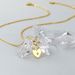 Women's Jewelry Love Necklace Gold Diamond Heart Shaped Lock Necklace Personalized Jewelry_ipsvogv.com