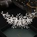 Original Bridal Jewelry Alloy Pearl Hair Comb Insert Comb Handmade Bridal Wedding Headdress_ipsvogv.com