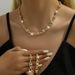 Fashion Bride Wedding Jewelry Necklace Earrings Bracelet Rhinestone Simple Set Dress Accessories_ipsvogv.com