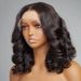 Short Bob Wigs Body Wave 13x4 Transparent Frontal Bob Wigs Brazilian 180% Pre Plucked With Baby Hair Human Hair Wigs For Women_ipsvogv.com