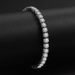 Hip Hop Full Diamond 3A Zircon Tennis Chain Men's Single Row Bracelet Trendy Jewelry_ipsvogv.com