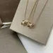 Fashionable Women Designer Brand For New Titanium Steel Pendant High-Quality Gold Necklace_ipsvogv.com