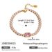 Women's Jewelry Zircon Bracelet Light Luxury High End Jewelry Titanium Steel Does Not Fade Niche Design Jewelry_ipsvogv.com