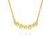 Ins Fashion Retro Popular Pearl Pendant Copper Plated Geometric Round Lace Versatile Necklace_ipsvogv.com