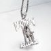 Men‘s Jewelry Creative Nightclub Hip Hop Fashion Personality DEA THROW Titanium Steel Pendant Necklace_ipsvogv.com