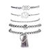 Hot Selling Accessories, Cute Elephant Inlaid Diamond Plum Blossom Eight Character Multiple Love Tassels, 5-piece Set_ipsvogv.com