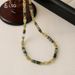 Brass Genuine Gold Color Preserving Natural Stone Bead Necklace, Niche, Light Luxury, High-end, Temperament, Collarbone_ipsvogv.com