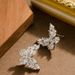 Korean Version Sweet And Exquisite Small Fresh Zircon Inlaid Sparkling Butterfly Earrings, Female Niche Design, High-end_ipsvogv.com