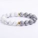 10mm Black Agate Black Gallstone Snowflake Stone Bracelet Men's Niche Design Domineering No. 8 Billiard Bracelet Women_ipsvogv.com