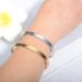 Women's Jewelry High Grade Hammered Bangles Stainless Steel Open Bracelets, Personalized Jewelry Accessories_ipsvogv.com