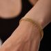 Instagram Style Wide Watch With Chain Bracelet, Female Titanium Steel Gold Bracelet Jewelry_ipsvogv.com