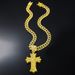 Hip Hop Cross Full Diamond Personalized Necklace Trendy Men's Pendant Accessories_ipsvogv.com
