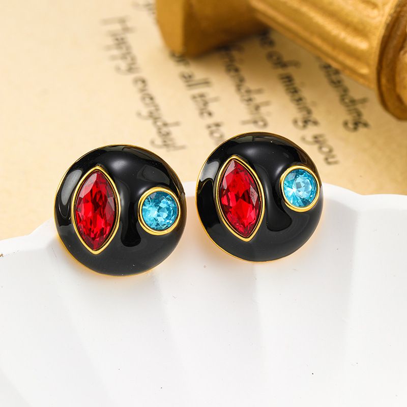 French style oil drop three-dimensional camellia pearl earrings with a high-end feel, niche zircon silver needle_ipsvogv.com