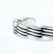Wave Trend Fashion Open Ring S925 Silver Color Preservation Personality Cold Hip Hop Ring Men And Women_ipsvogv.com