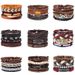 Hot Selling Woven Combination Set Leather Rope Trendy DIY Bracelet Wristband_ipsvogv.com