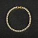 Hip Hop Single Row 4MM Tennis Chain Alloy Full Rhinestone Necklace_ipsvogv.com
