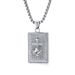 Hiphop praying hands cross full diamond titanium steel necklace plated K pendant_ipsvogv.com