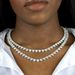 Men And Women's Jewelry Simple Ins Style Heart Shaped Zircon Necklace Hip Hop Fashion Trend Hip Hop_ipsvogv.com