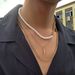 Pearl Necklace Boys' High Sense Versatile Hip-hop Niche Stacking Wearing Collarbone Chain Simple Men's Cross-border Jewelry_ipsvogv.com