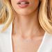 S925 Silver Double Twist Necklace For Women Simple Double Ring Clavicle Necklace_ipsvogv.com