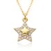 Retro Hot Girl Y2k Star Five Pointed Star Pendant Stacking Necklace Sweet Cool Micro Inlaid Copper Plated Niche Design Clavicle_ipsvogv.com