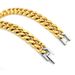 Men's Titanium Cuban Trendy Double-Sided Polished Bracelet Stainless Steel Jewelry Clasp Bangle Accessory_ipsvogv.com