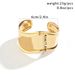 Irregular And Exaggerated Three-dimensional Wide For Female Personality, Geometric Metal Glossy Bracelet_ipsvogv.com