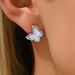 Ins Niche Original Simple Bow Earrings Oil Drop Design Forest Earrings High End All Match Earrings_ipsvogv.com