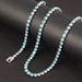 2025 New Arrivals 316L 4mm Stainless Steel For Women Men's Hip Hop Tennis Chain Necklaces Color Crystal Zircon Choker Necklace Jewelry_ipsvogv.com