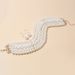 Pearl Short Multi layered Collar Women's Necklace Set Jewelry 6800_ipsvogv.com
