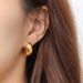 Women’s Jewelry Set Fashion Fashion Niche Design Stainless Steel C Shaped Moon Earrings Light Luxury Full Of Colored Diamonds C Shaped Pea Earrings_ipsvogv.com