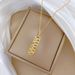 【 】 MAMA Sleek Fashion Light Luxury Charm Gorgeous Full Diamond Necklace Women's Versatile Clavicle Chain Titanium Steel_ipsvogv.com