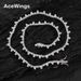 Hip Hop Zircon For Women Mixed Weave Flower Shape Three-Prong Tennis Chain Women's Personalized Layered Necklace_ipsvogv.com