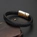 New Leather Alloy Fashion Punk Jewelry Hot Selling Men's Bracelet_ipsvogv.com