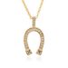 New Products Ins Style Hot Selling Fashion Personality Horseshoe Print Key Female Pendant Necklace_ipsvogv.com