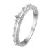 S925 Sterling Silver Ring For Women, High End Personality, Double Layer Niche Design, 14K Gold Plated Diamond Ring_ipsvogv.com