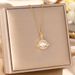 Korean Version Titanium Steel Necklace For Women's Autumn And Winter Light Luxury Cat Eye Stone Planet Pendant, Niche_ipsvogv.com