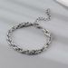 Twisted Diamond Titanium Steel Bracelet For Men And Women Ins Trendy Brand Hip Hop Design Cold Style Couple Jewelry_ipsvogv.com