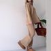 Women's Clothing autumn new solid color fashion lapel loose casual sweater two piece set for women_ipsvogv.com